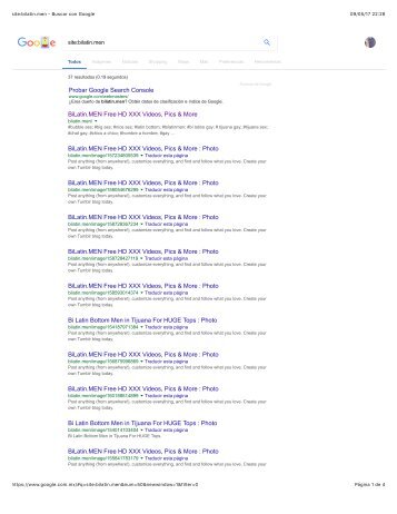 Site Bilatin MEN- Google Search Index