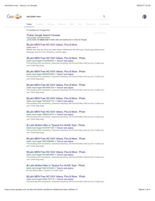 Site Bilatin MEN- Google Search Index