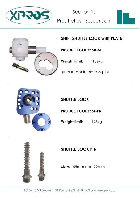 Xpros Catalogue 2017