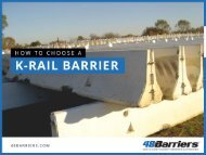 Things to Consider before Buying K-Rail Barriers