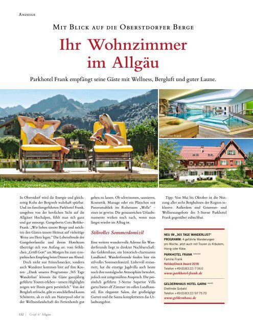 Griaß di' Allgäu Sommer 2016