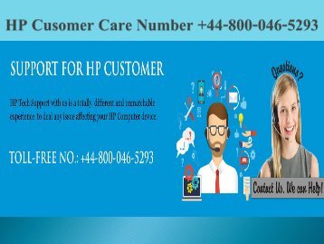 HP Customer Care Number +44-800-046-5293