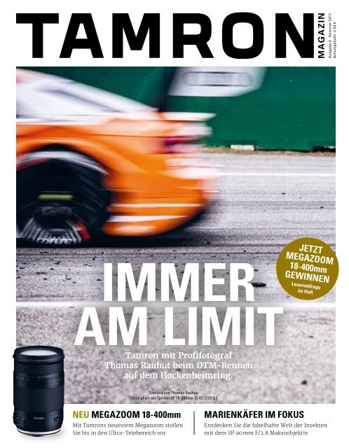 Tamron Magazin Ausgabe 4 Sommer 2017
