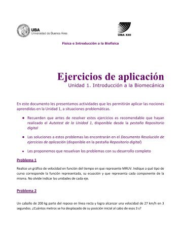 1) Ejercicios de Aplicación Unidad 1 (2017)