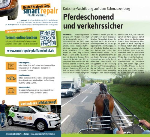 Altlandkreis Ausgabe September/Oktober2017 - Das Magazin für den westlichen Pfaffenwinkel