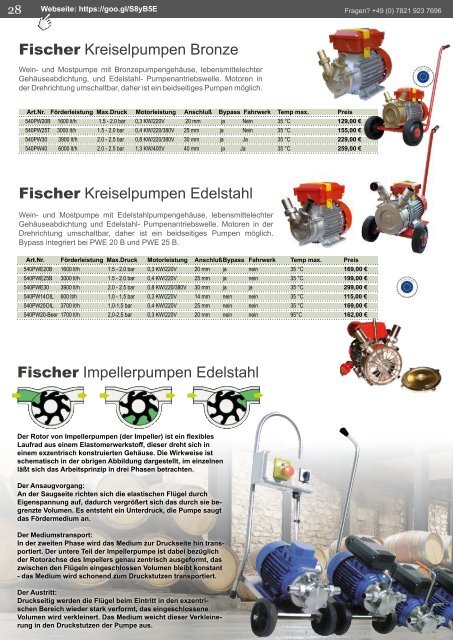 Kellerei-Technik Katalog 2017 / 2018