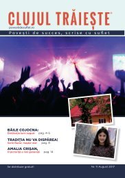 Povești de Suflet – Clujul Trăiește nr. 11 August 2017