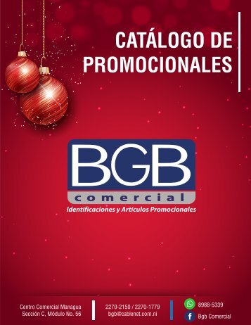 CATALOGO NAVIDEÑO 2017 BGB COMERCIAL