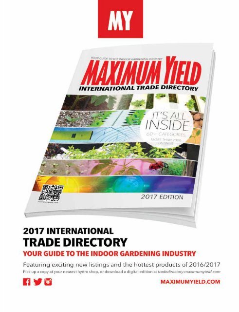 Maximum Yield Modern Growing | UK/EU Edition | January/February 2017