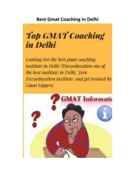 Best Gmat Coaching in Delhi -