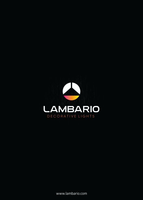 Catalogue Lambario 2017 - 2018 