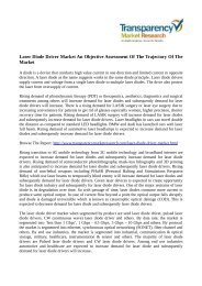 Laser Diode Driver Market An Objective Assessment Of The Trajectory Of The Market