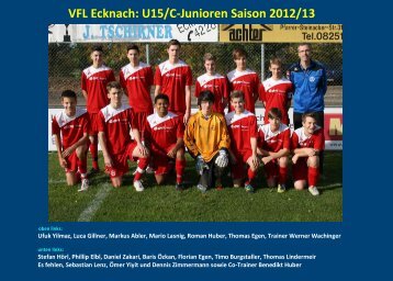 VFL Ecknach - JFG Wittelsbacher Land