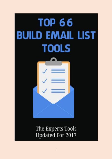 Top 66 Build Email List Tools