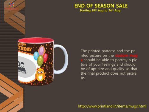 Buy Personalized and Customized Mugs with Logo Printed Online in India – PrintLand.in