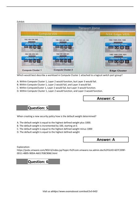 2V0-642 Exam Practice Software