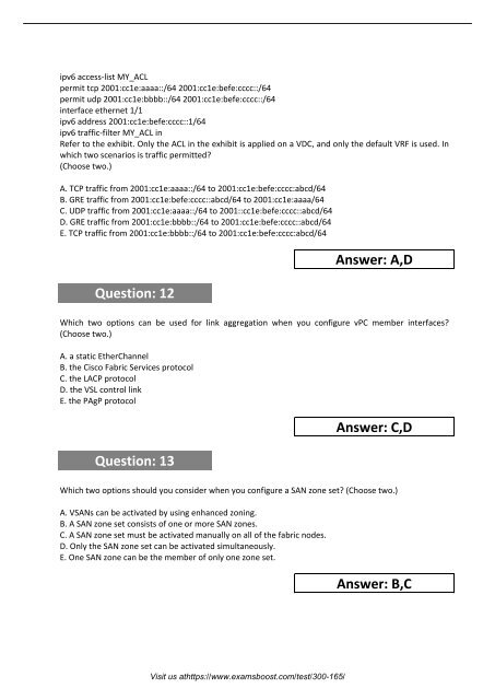 300-165 Exam Practice Software