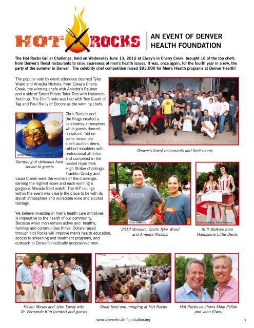 Summer 2012 Newsletter - Denver Health Foundation > Home