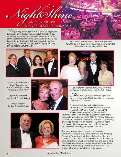 Summer 2012 Newsletter - Denver Health Foundation > Home