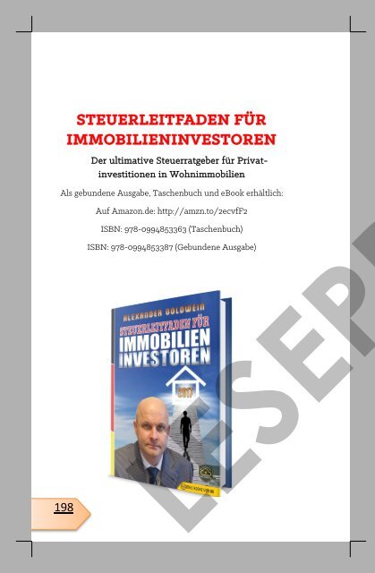 Ferienimmobilien in Deutschland & im Ausland: Erwerben, Selbstnutzen & Vermieten (http://amzn.to/2i2pwHi)