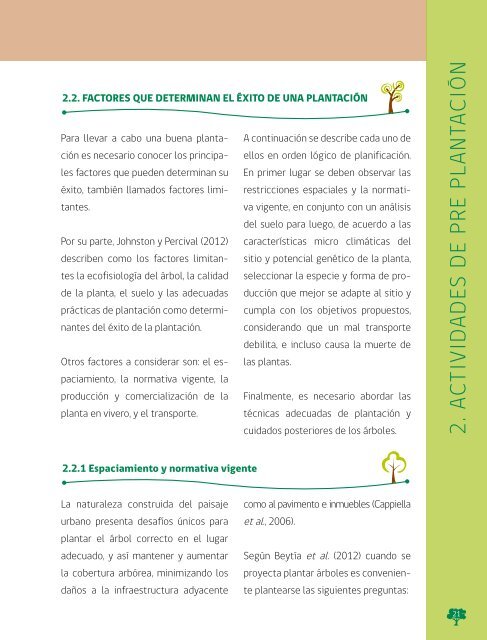 Manual de Plantacion de Arboles en Areas Urbanas