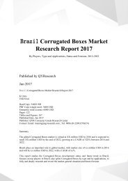 Brazil Corrugated Boxes Market Research Report 2017