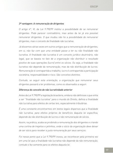 Manual sobre as OSCIP