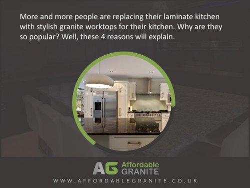4 Advantages of Granite Worktops