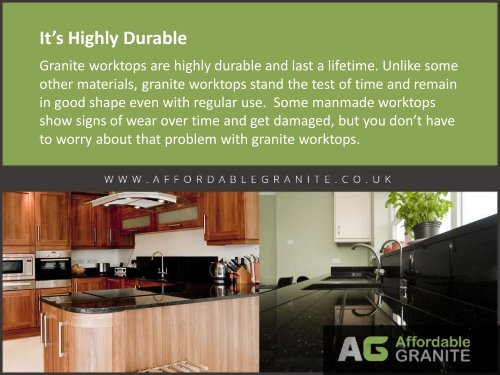 4 Advantages of Installing Granite Worktops