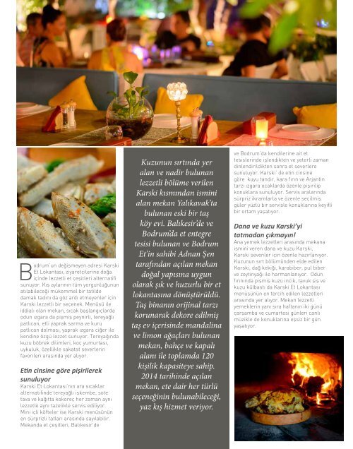 HOTEL RESTAURANT  MAGAZINE AĞUSTOS 2017 SAYISI