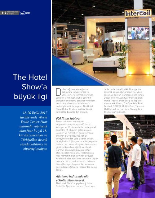 HOTEL RESTAURANT  MAGAZINE AĞUSTOS 2017 SAYISI