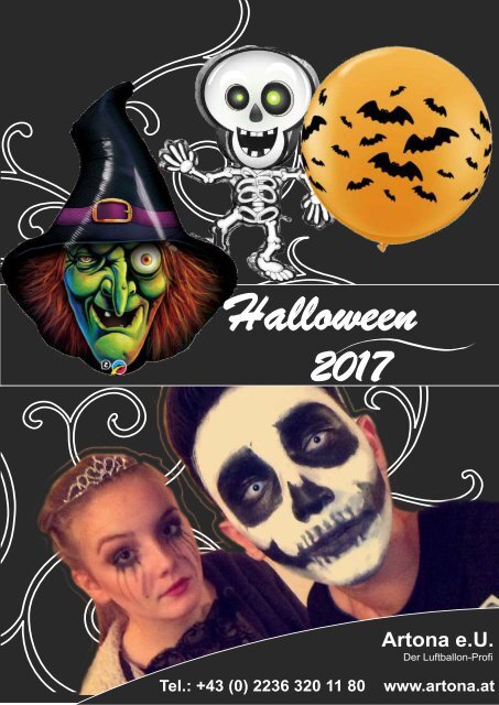 Luftballon Onlinekatalog Halloween 2017