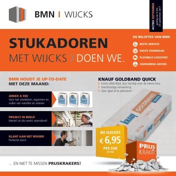 BMN Wijcks krant - stukadoren met BMN Wijcks > doen we. Uitgave september 2017