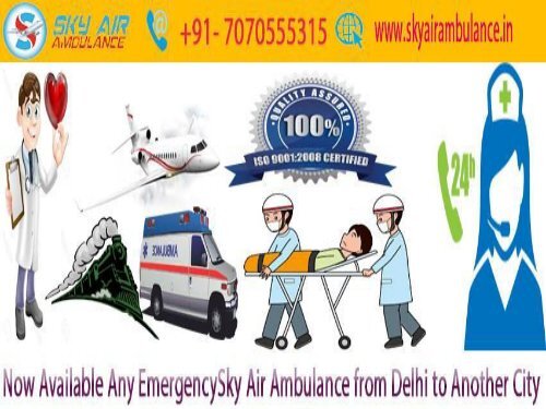 Best ICU Medical Relief Transfer by Sky Air Ambulance from Jamshedpur and Gorakhpur