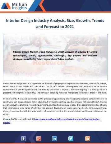 interior design industry analysis size growth trends and forecast to 2021 - Interior Design Industry Analysis interior design industry analysis size growth trends and forecast to 2021 - Interior Design Industry Analysis
