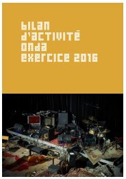 Bilan d'activité 2016