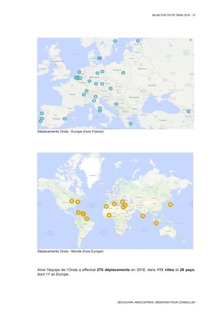 Bilan d'activité 2016