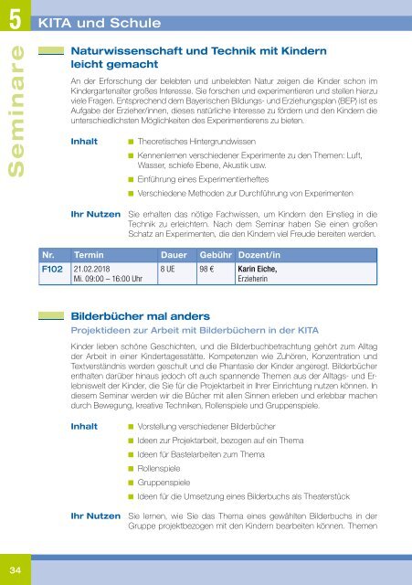 Kolping-Akademie München Programm 2017 2018