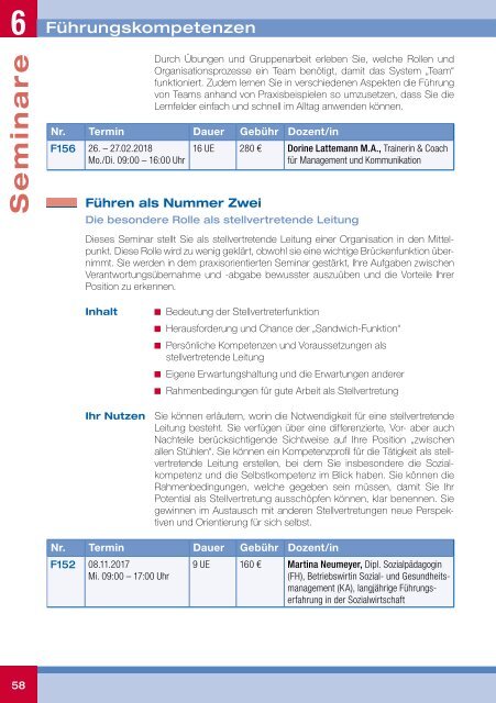 Kolping-Akademie München Programm 2017 2018