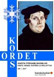 Korsordet Nr 1 - 2017