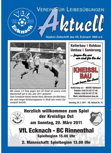 VfLAktuell_10_10/11 - VfL Ecknach