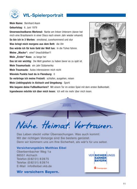 VfLAktuell_10_10/11 - VfL Ecknach