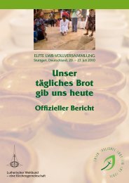 Unser tägliches Brot gib uns heute - LWF Assembly