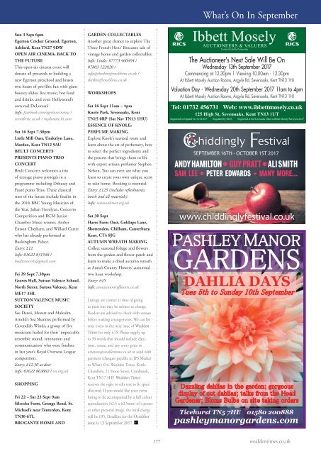 Wealden Times | WT187 | September 2017 | Education supplement inside