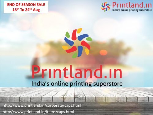 printed caps india