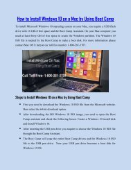 Install Windows 10 on a Mac by Using Boot Camp