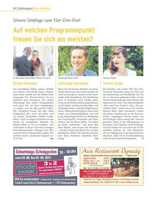 Stadtmagazin_August