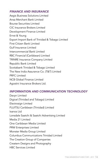 TTMA Membership Directory 2016 E-Mag