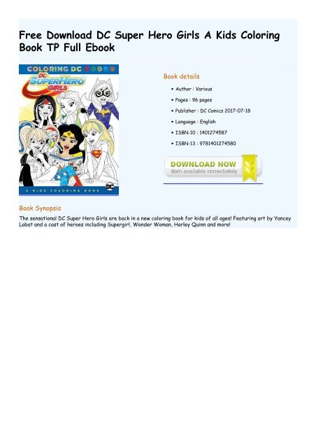 Superhero Comics Free Ebook