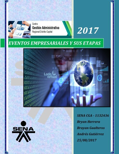 EVENTOS EMPRESARIALES Y SUS ETAPAS - CARTILLA